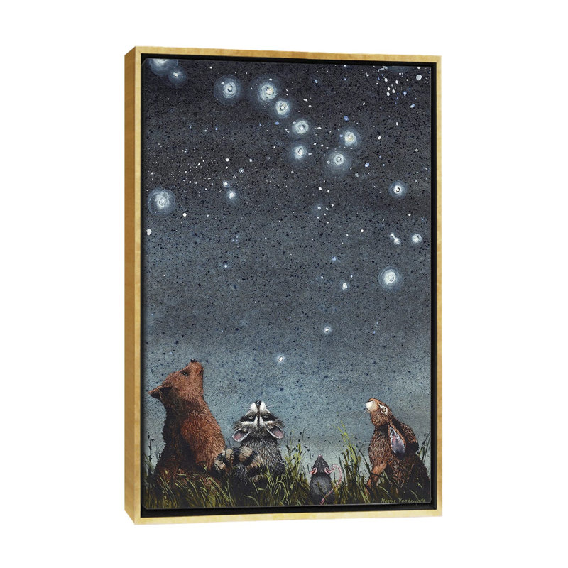 «Constellations» par Maggie Vandewalle - impression d'art graphique, H 40 po x l 26 po x P 1,5 po