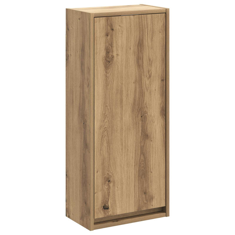 Engineered Wood Linen Cabinet, Artisan Oak
