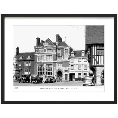 Saffron Walden, Market Place C1950 by Francis Frith - Single Picture Frame Print