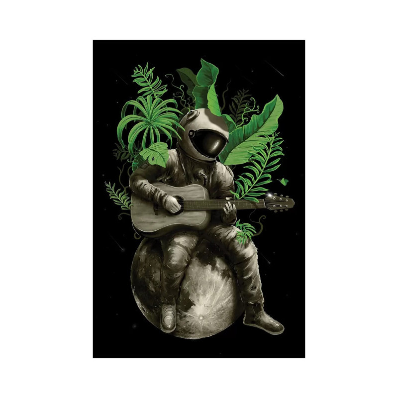 Astropical Strum by Nicebleed - Print on Canvas, Wrapped Canvas, 101.6cm H x 66.04cm W x 1.91cm D