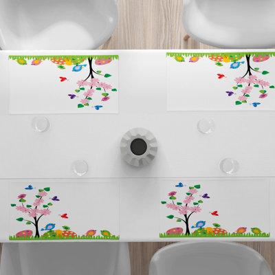 Polyester Abstract Rectangle Placemat