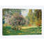 «Landscape - The Parc Monceau» par Claude Monet, reproduction d'art graphique sur toile tendue-1716211935