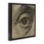 Cadre flottant Franklin's Gaze Eye, design par Svetlana Aleynikova-611160106-611160111