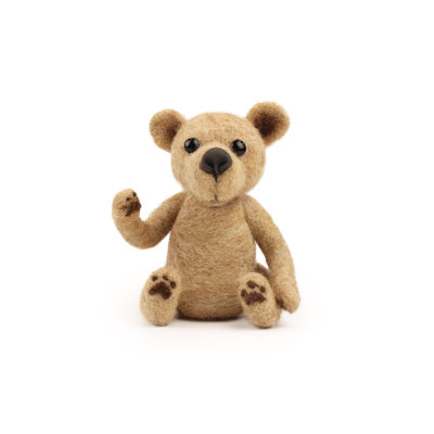 Felting Kit - Little Jointed Bear Needle Felt Kit