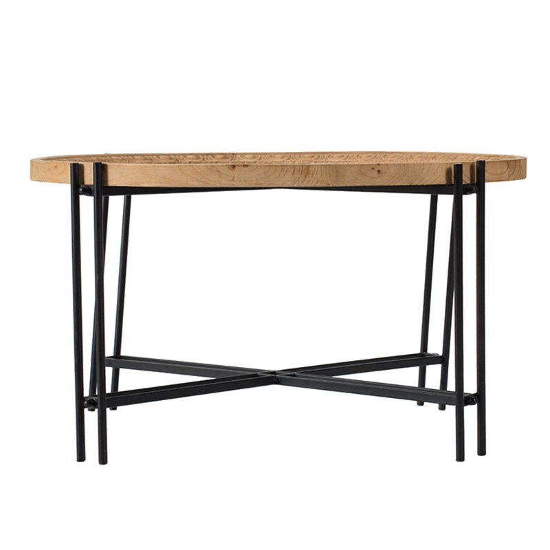 Single Coffee Table, 18.1" H x 31.7" W x 31.7" D	