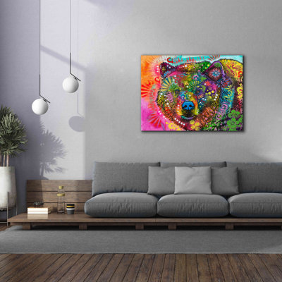 «Hunky Bear 2» par Dean Russo - peinture sur toile tendue