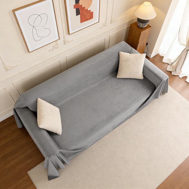 Housse de canapé avec protection imperméable, housse de canapé matelassée douce pour animaux de compagnie, conception antidérapante pour meubles, enfants et animaux de compagnie