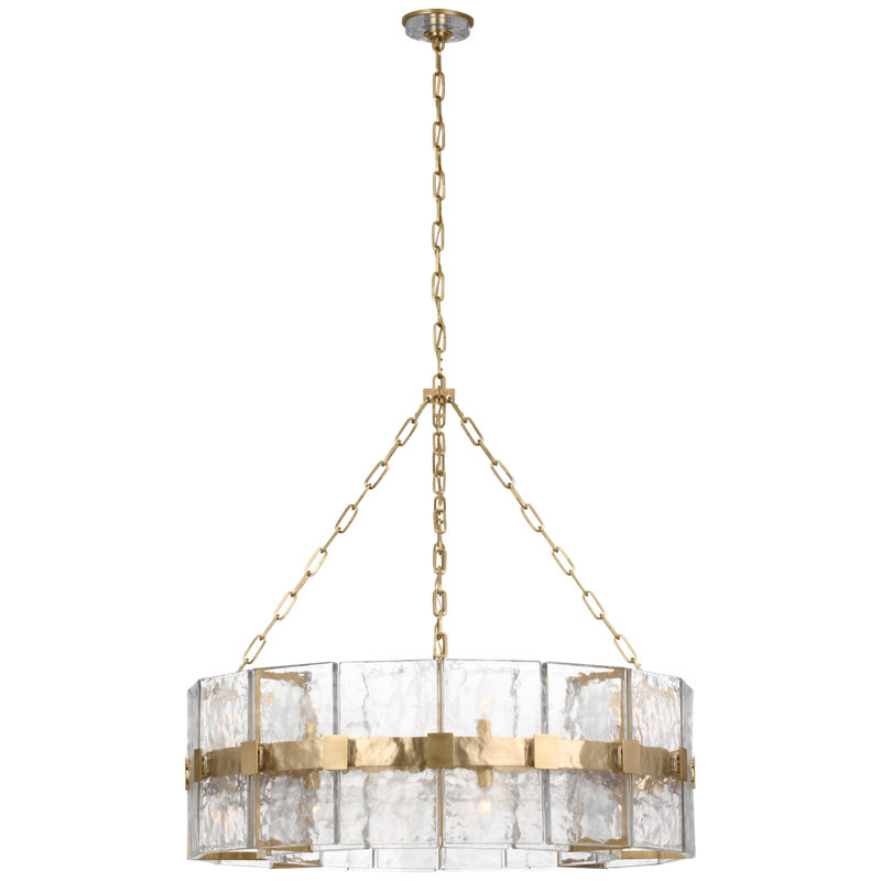 Solera 16 - Light Solid Brass Chandelier by Suzanne Kasler