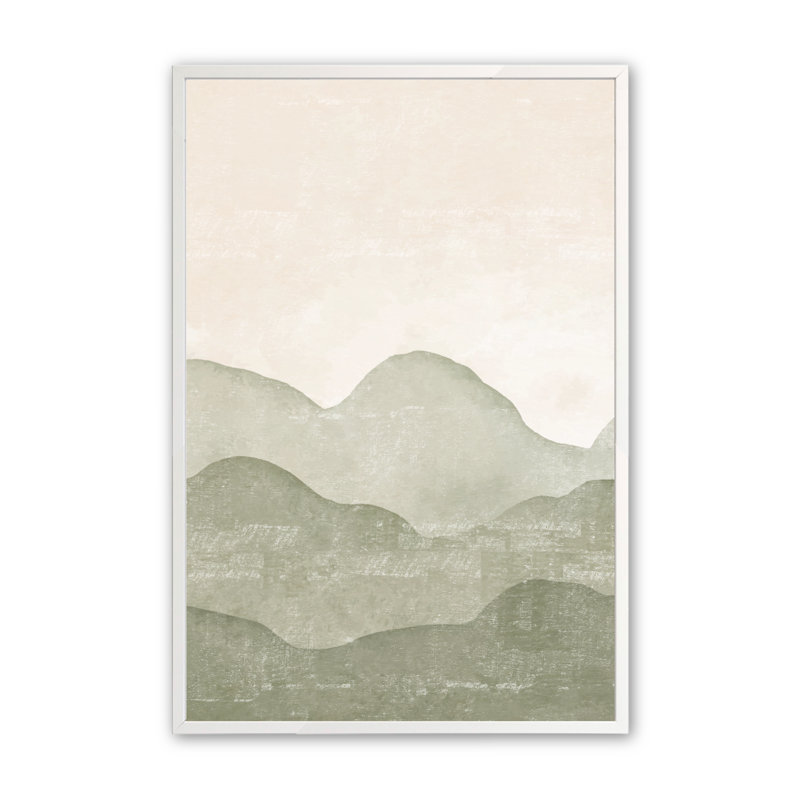 Cadre mural 14 po x 11 po Verdant Verses II, H 25,5 po x l 19,5 po x P 1 po, Blanc opaque