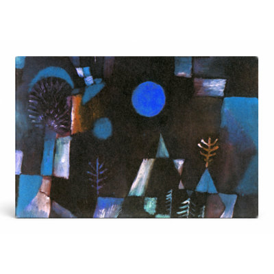 «Blue Night Landscape», art mural sur toile