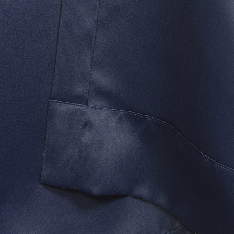 Room Darkening Grommet Single Curtain Panel, 50" W x 120" L, Navy Blue