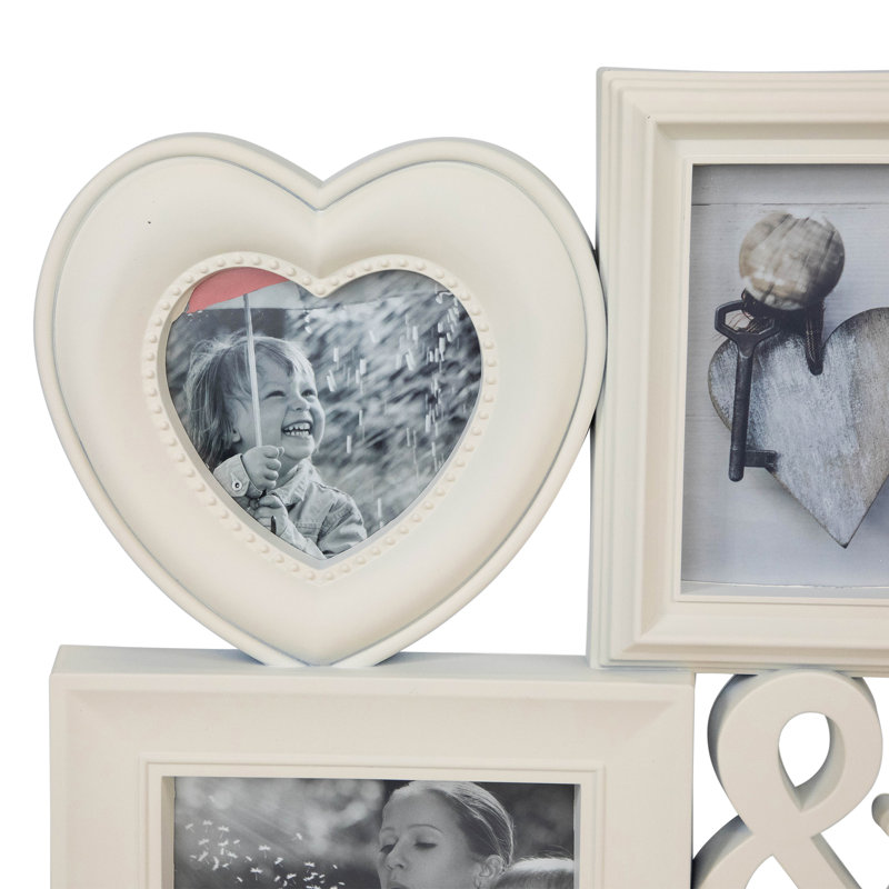 Multi-Sized Love Collage Frame, White