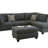 3-PC SECTIONAL Polyfiber Sectional Sofa-1320235171