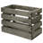 Solid Wood 10.75'' H Tabletop Storage