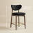 Upholstered Counter Stool Solid Wood Bar Stool (Set Of 2)-1734362038