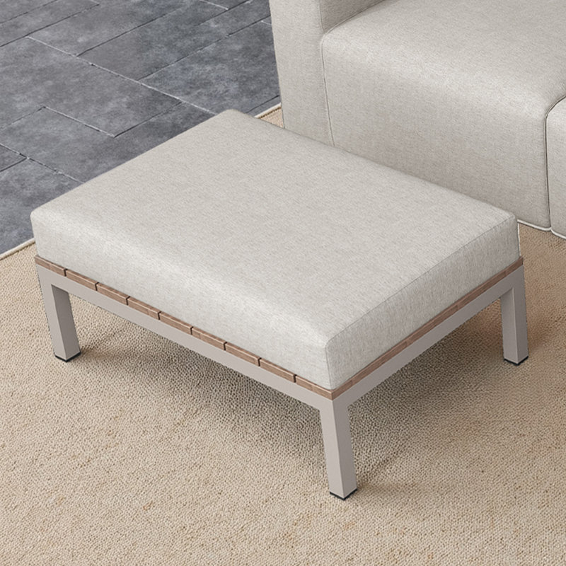 Table basse et repose-pieds convertible 2-en-1 Montelongo, Gris-café