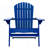 Rustic Adirondack Chair With Foldable Design-532727056