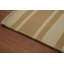 Tapis rayé à motif oriental tissé à plat kilim Durrie 9 x 12