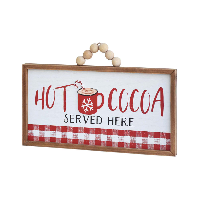 Signe «Hot Cocoa Served Here»