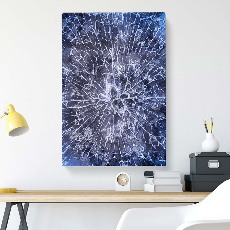 Cracked Moment in Abstract - Wrapped Canvas, 50cm H x 35cm W x 3cm D