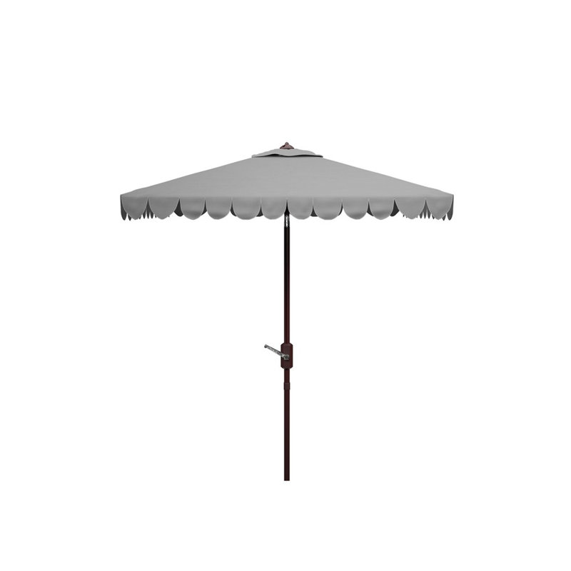 Parasol de plage 7,5 pi Teo, Gris