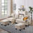 Kurumi Upholstered U-Shaped Sectional with Ottoman Symmetrical-406233226