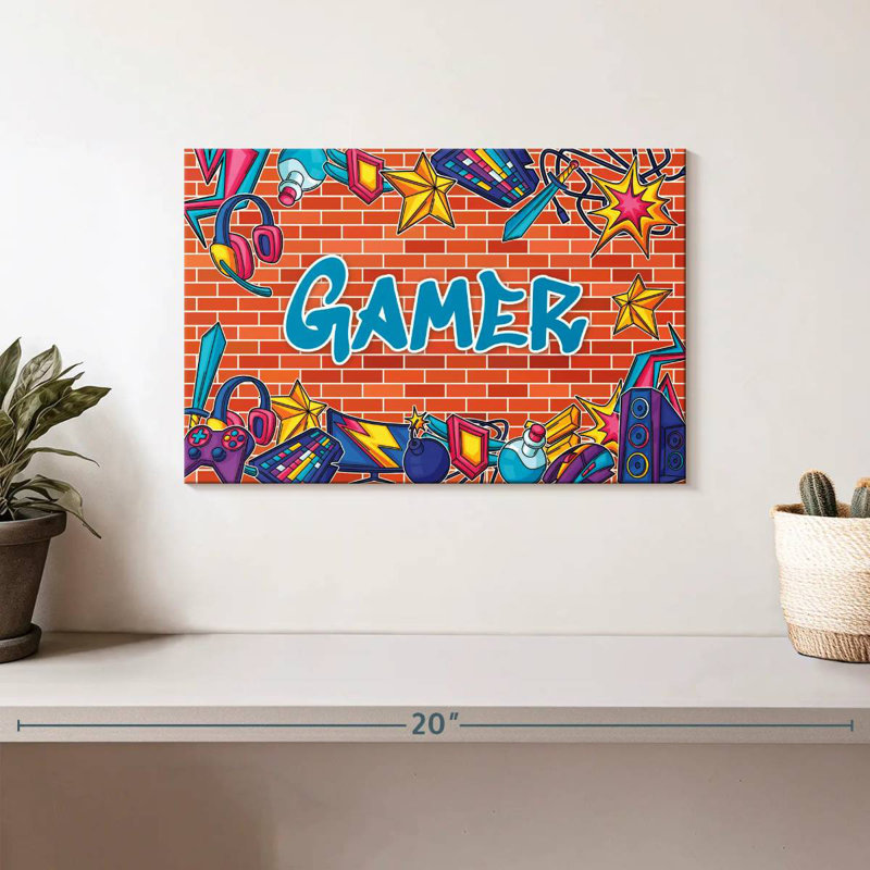 Senne Graffiti Gamer, H 8 po x l 12 po