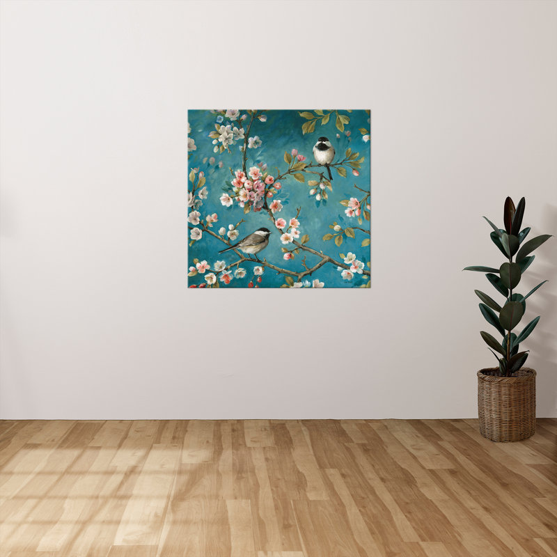 "Blossom I" par Lisa Audit, reproduction sur toile, H 18 po x l 18 po