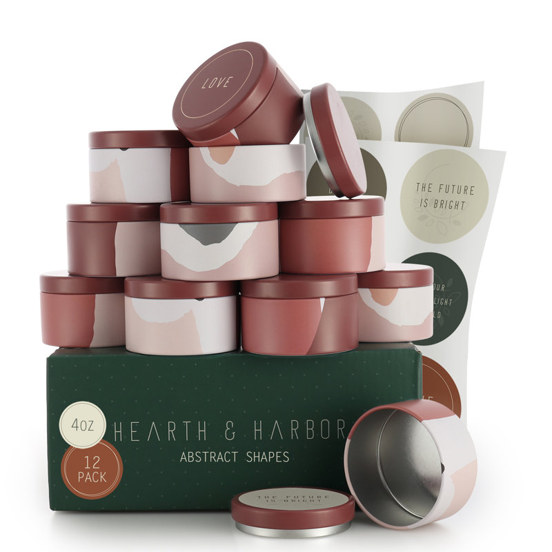 Tealight Candle, 2.36" H x 2.95" W x 2.95" D, 12