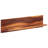 Scullin 2 Piece Acacia Solid Wood Floating Shelf