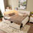 Dormal Twin Size Upholstered Bed Frame With Storage Drawers, LED Lighting, USB Charging, Solid Wood Support-327765676