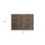 Tapis extérieur lavable antidérapant floral chocolat 2 pi x 3 pi