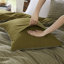 Literie toutes saisons en coton gaufré respirant et confortable