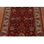 Tapis oriental rouge à motif floral All-Over 4 x 6