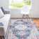 Tapis oriental bleu