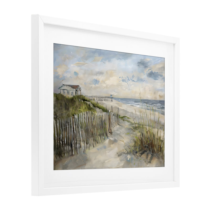 «Favorite Spot Beach View», reproduction encadrée sous verre, design par LSR Creative Studio, H 13 po x l 16 po