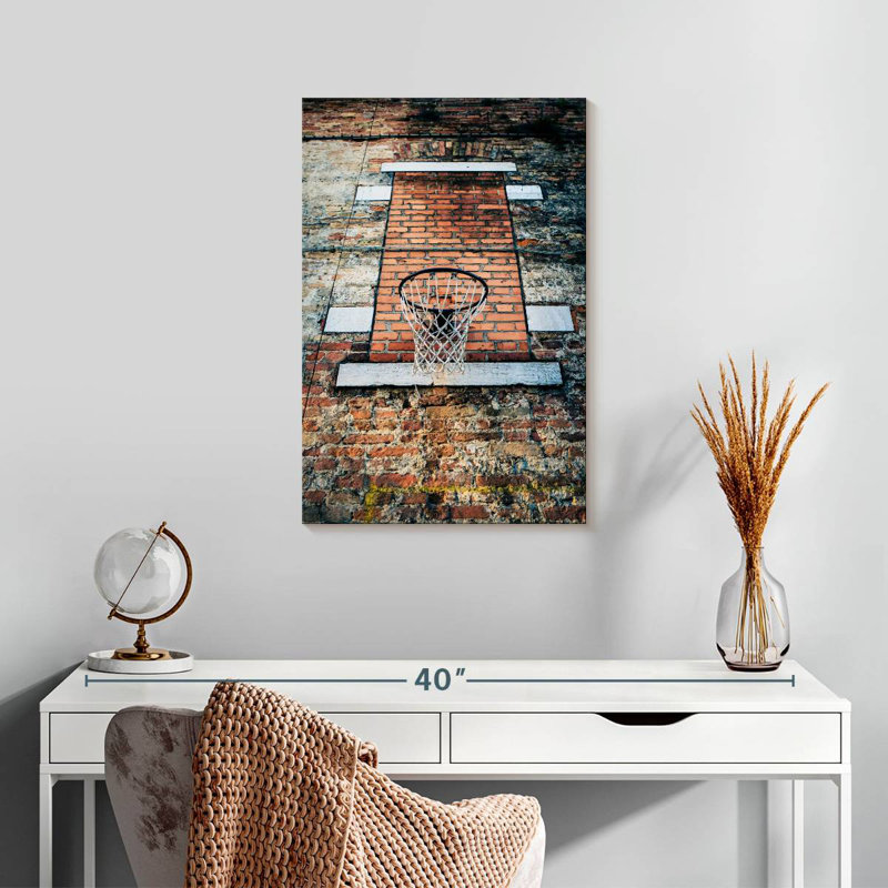 Panier de basketball style Venise, H 24 po x l 16 po