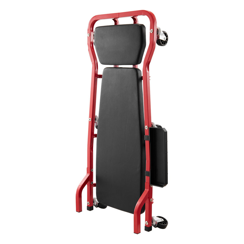 Chariot de mécanicien automobile de 112 cm (44 pouces) avec appui-tête réglable, capacité de 136 kg (300 lb), 6 roulettes pivotantes, cadre en acier robuste, outil de réparation pour garage