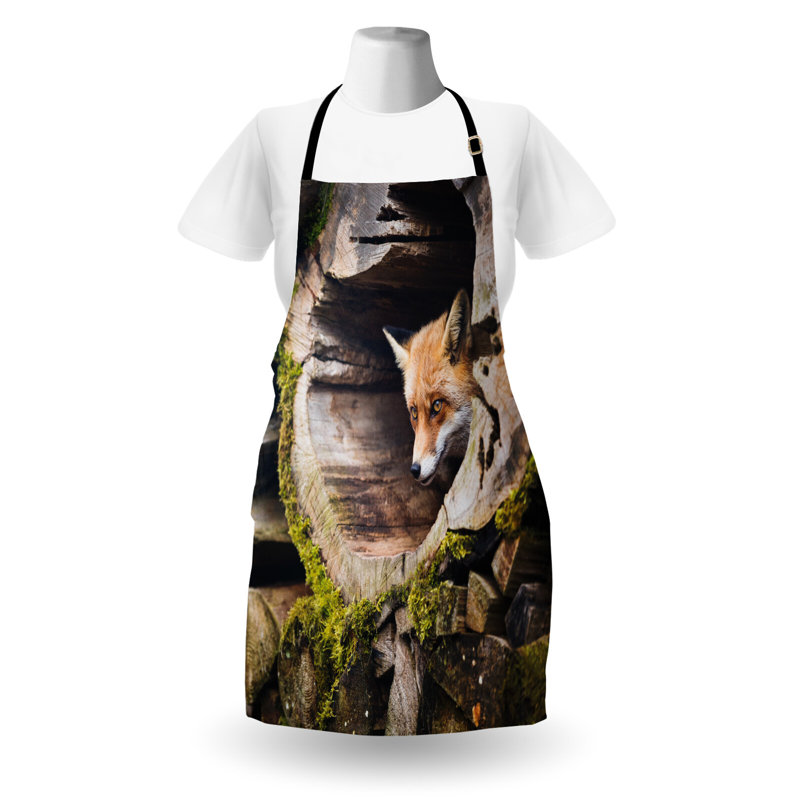 No Pattern Bib Apron