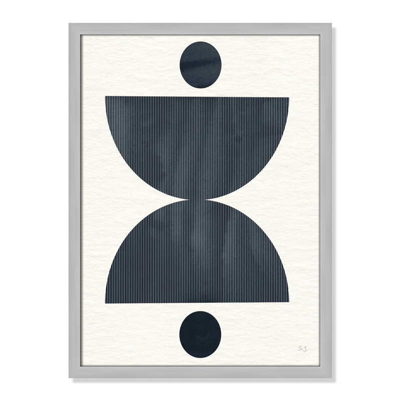 Eclipse II by Susan Jill, 23" H x 17" W x 0.75" D, Matte Silver Framed
