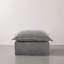 31.8cm Wide Square Solid Colour Ottoman-134684761