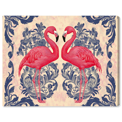 «Flamingo Companions» sur toile, Art chinois par Art Remedy