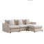 Theo 102.2-Inch L-Shaped Sectional Sofa with Ottoman-110571046