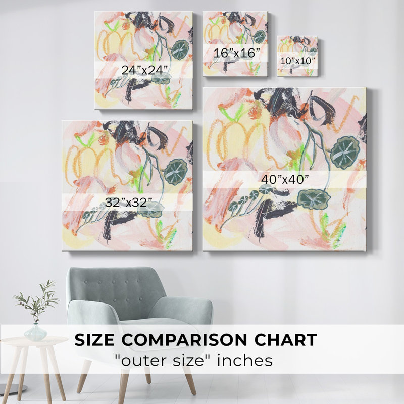 Toile tendue Chartreuse IV-Gallery, H 16 po x l 16 po x P 1,5 po