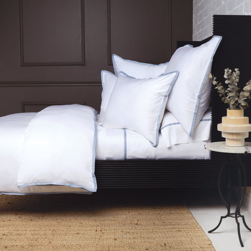 Langston Sateen Pillow Sham, White