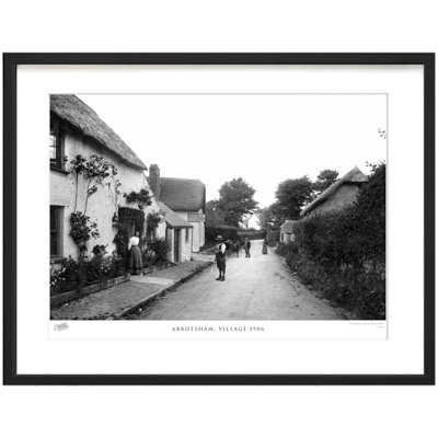 Abbotsham, Village 1906 - Single Picture Frame Print