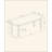 Bench, 44" Rectangular, Upholstered, Wood, Dining Room, Kitchen, Entryway, Brown Solid Wood, Brown Fabric, Transitional-107320963