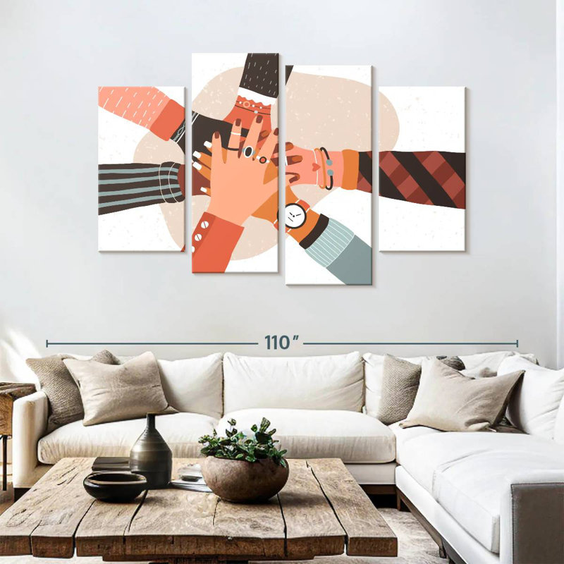 Khyir Racial Unity, 54" H x 84" W