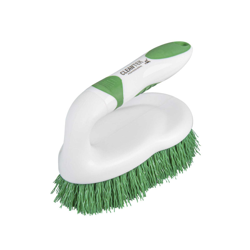 Ensemble de 10 brosses de nettoyage pour carrelage en plastique de 6 po à poignée ergonomique durable robuste et polyvalente