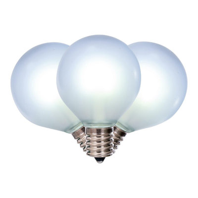 LED G50 Transparent U-Shaped Filament Bulb, 25 Per Bag